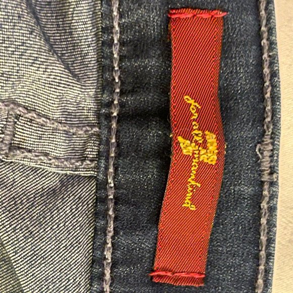 7 for All Mankind skinny jeans, dark wash, size 29 - Picture 3 of 7